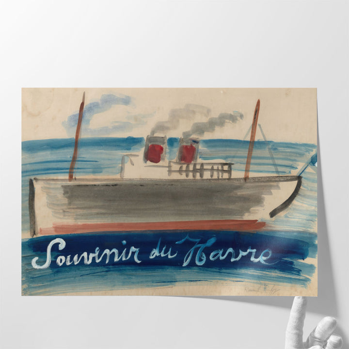 Souvenir du Havre, 1921 - Canvas Print Wall Art