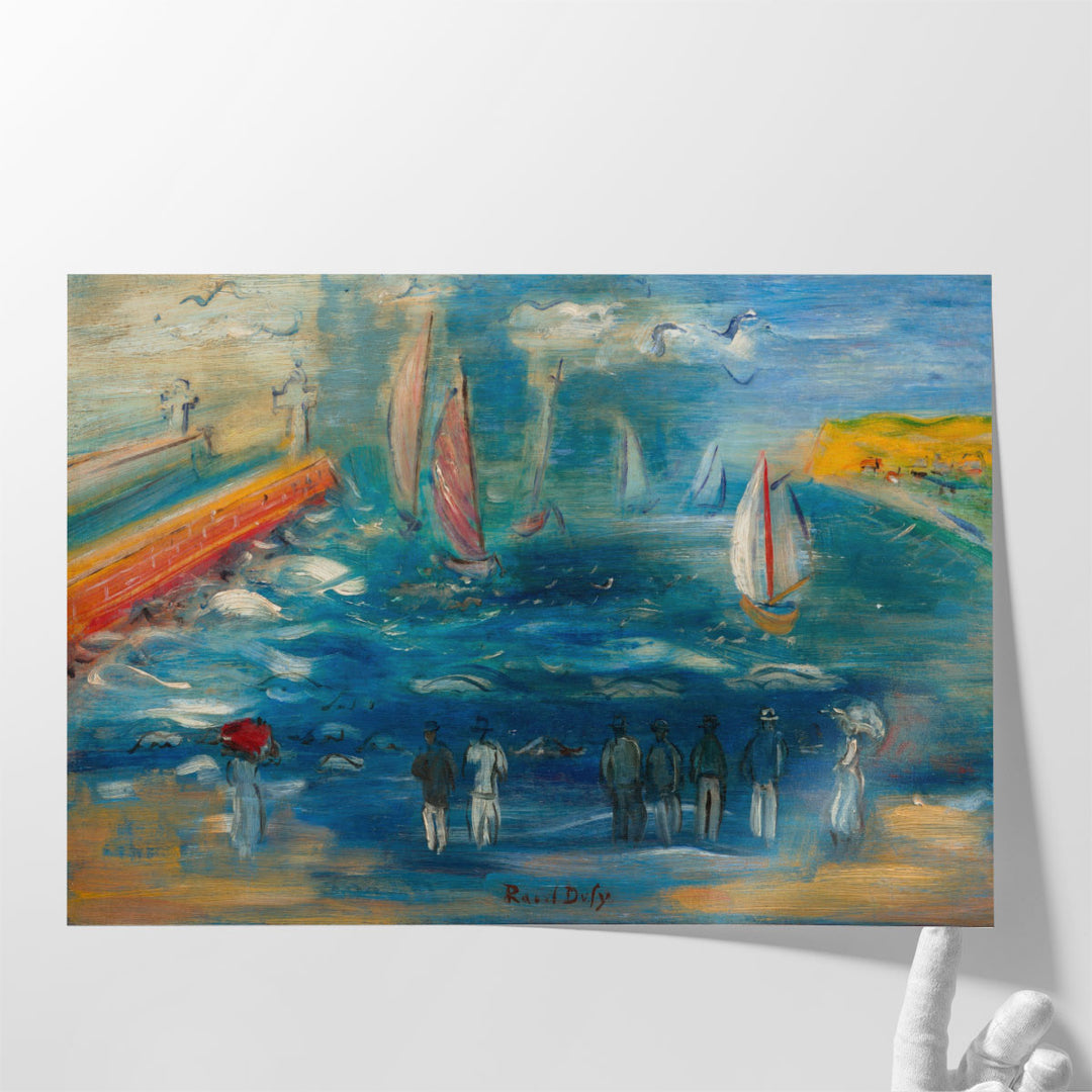 Départ des Régates - Canvas Print Wall Art
