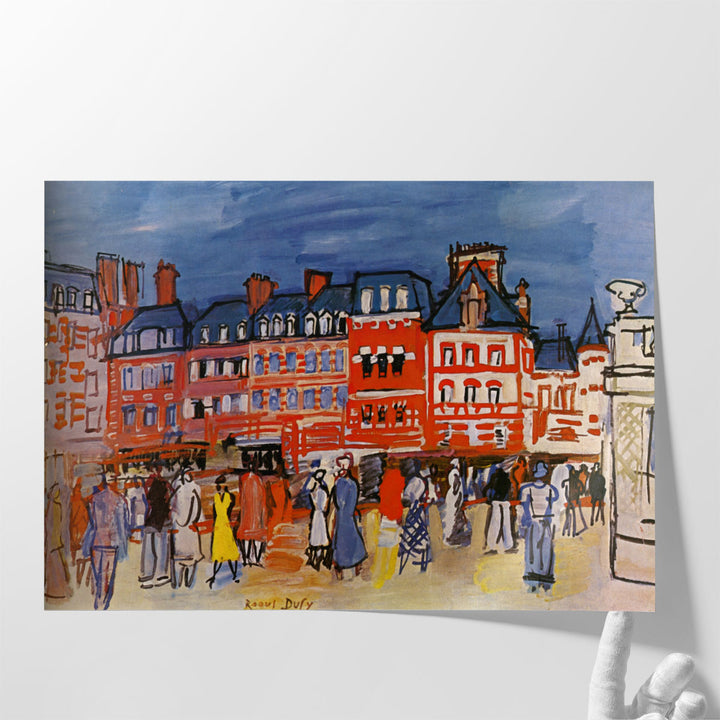 Houses in Trouville, 1933 - Canvas Print Wall Art