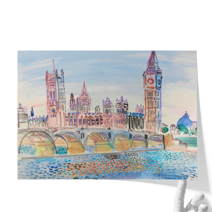 Londres, le Parlement, 1930 - Canvas Print Wall Art