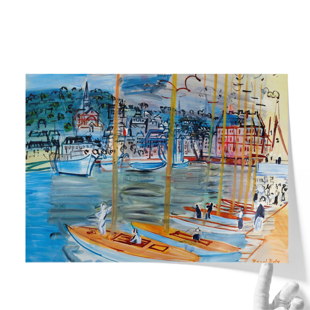 Le bassin de Deauville - Canvas Print Wall Art