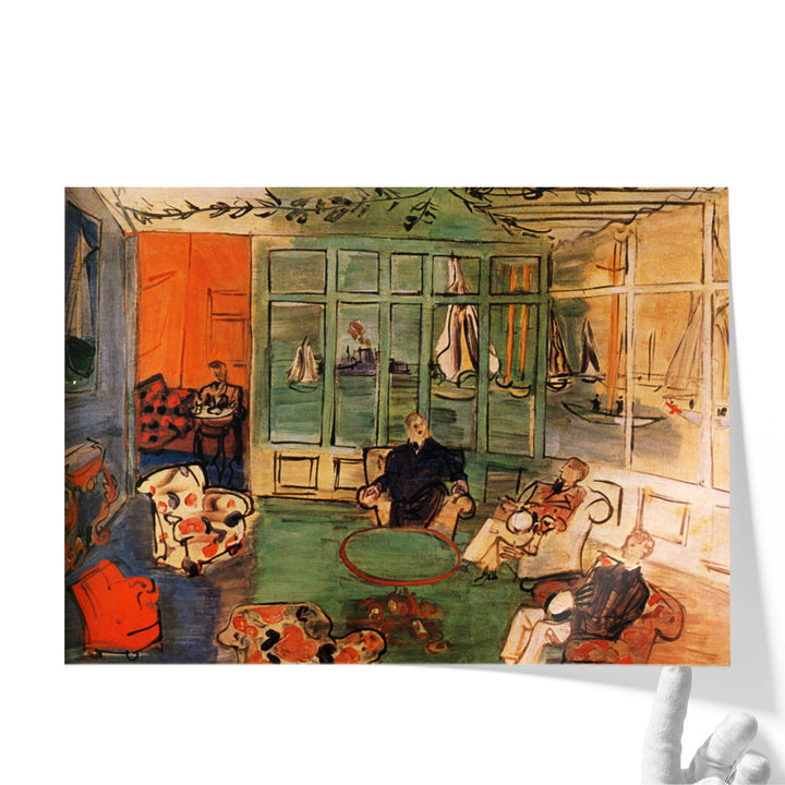 The Nautical Club with Cowes, 1936 - Canvas Print Wall Art