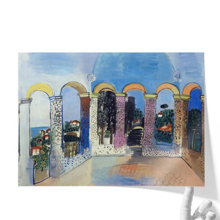 Arcades at Vallauris - Canvas Print Wall Art