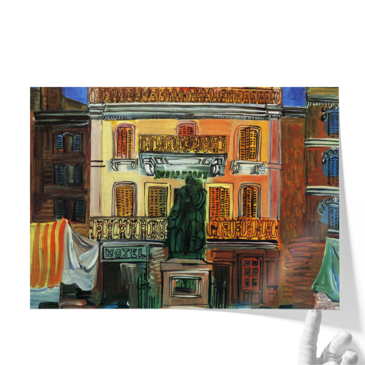 Hotel Sube, 1926 - Canvas Print Wall Art