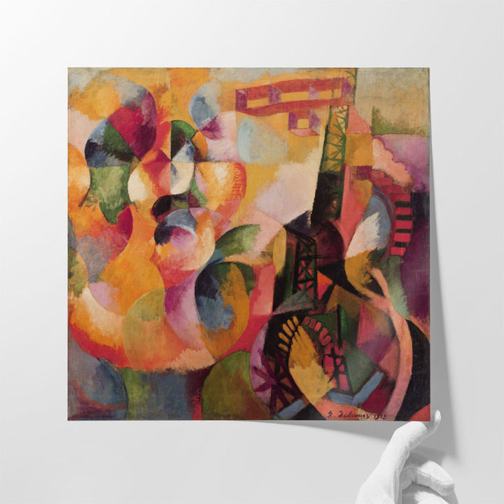 Sun, Tower, Airplane, 1913 - Canvas Print Wall Art