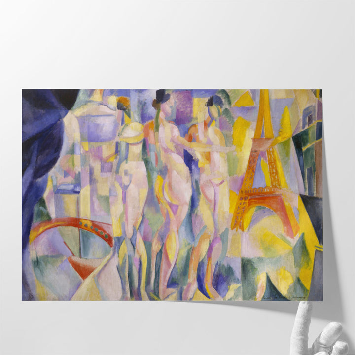 The City of Paris, 1915 - Canvas Print Wall Art