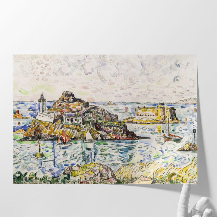 Morlaix, Entrance of the River - Canvas Print Wall Art