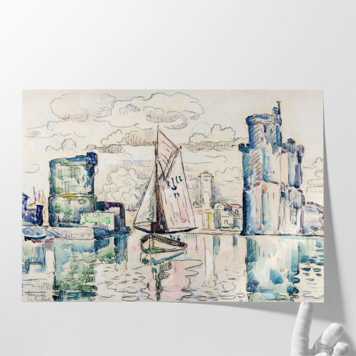 Entrance to the Harbor of La Rochelle - Canvas Print Wall Art