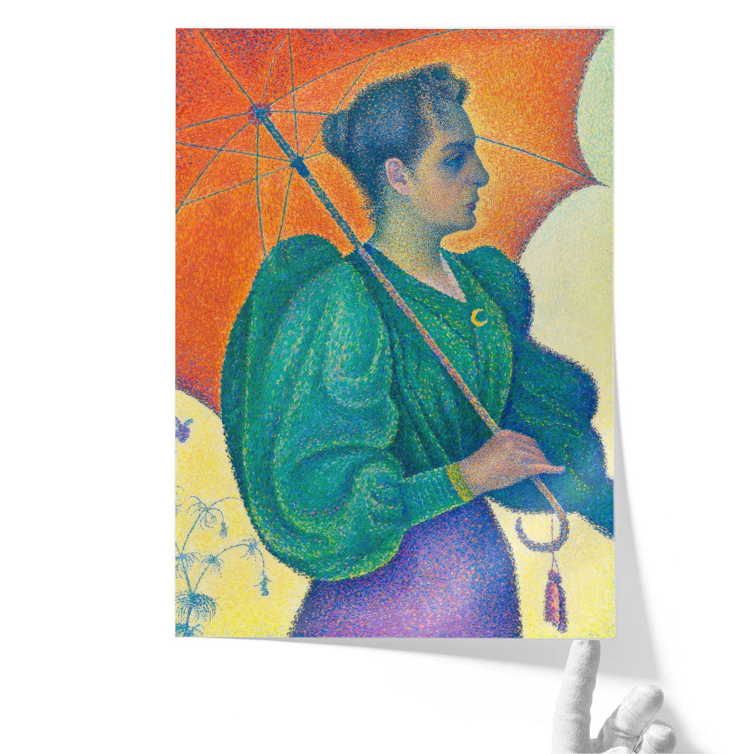 Femme à l'ombrelle - Canvas Print Wall Art