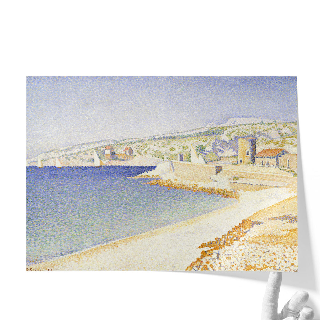 The Jetty at Cassis, Opus 198 - Canvas Print Wall Art