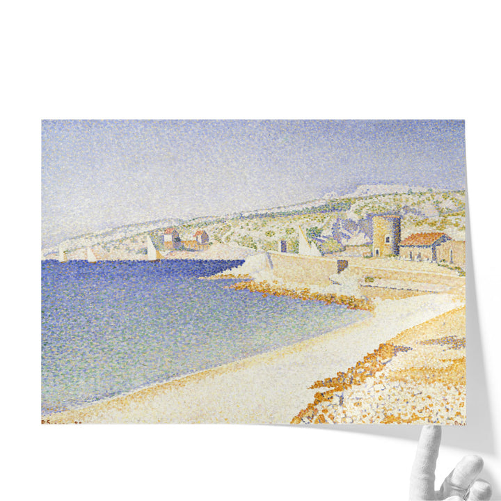 The Jetty at Cassis, Opus 198 - Canvas Print Wall Art