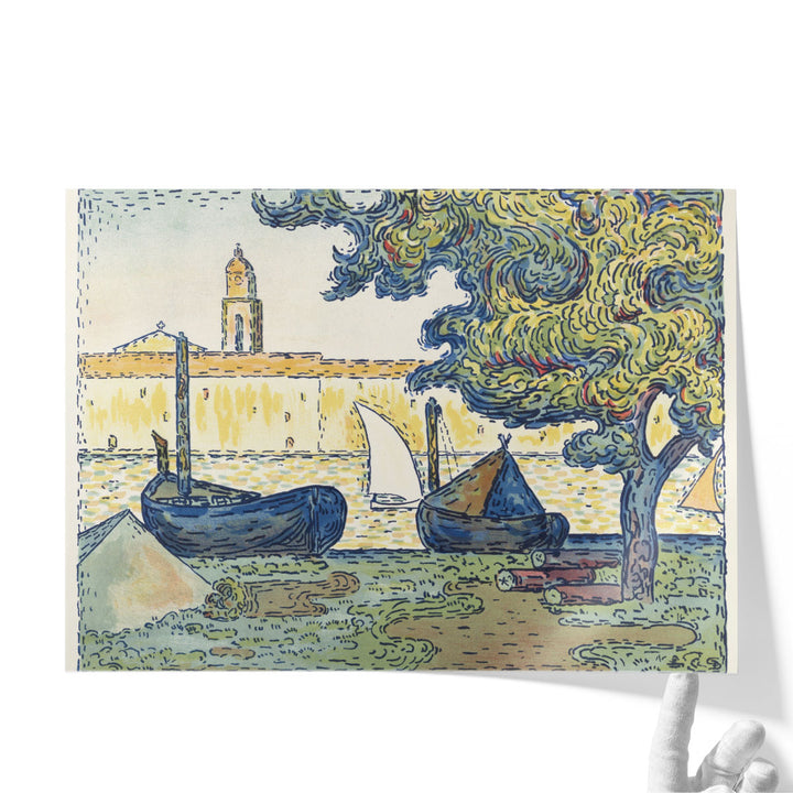The Port of St. Tropez - Canvas Print Wall Art