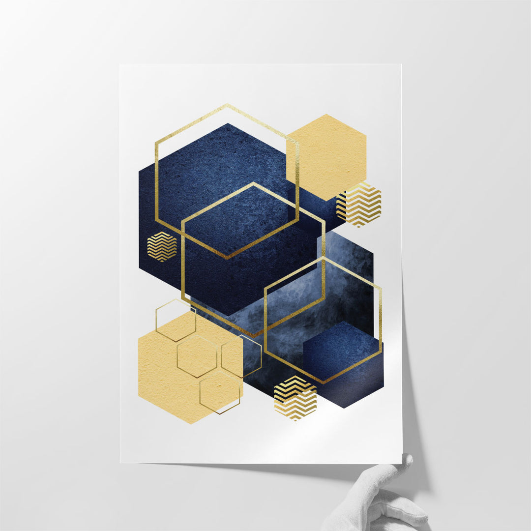 Geometric Greek Odyssey 2 - Canvas Print Wall Art