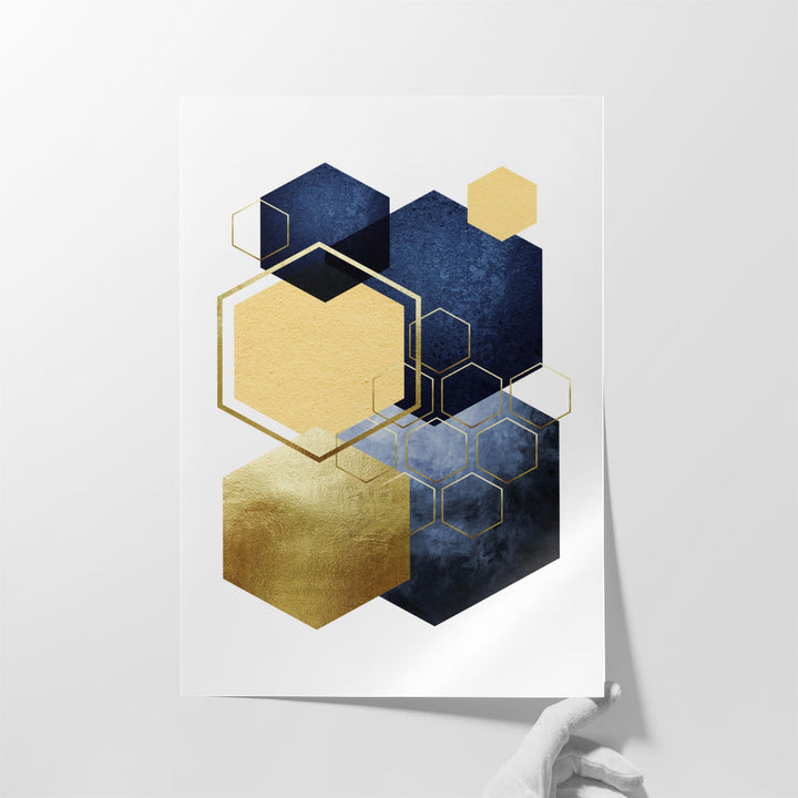 Geometric Greek Odyssey 4 - Canvas Print Wall Art