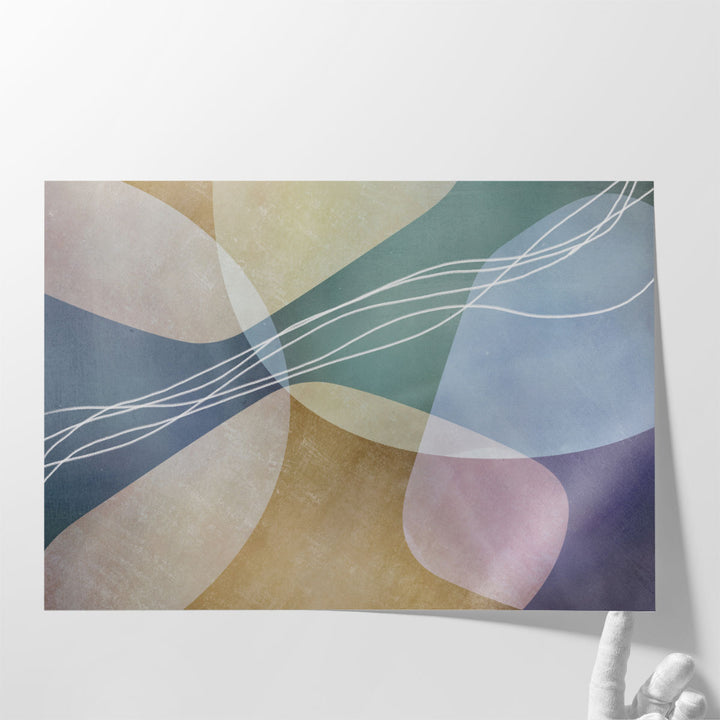 Colorful Organic Shapes 2 - Canvas Print Wall Art
