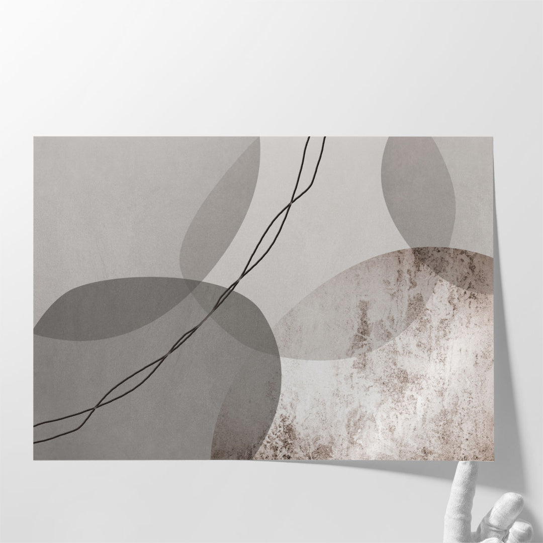 Organic Shapes 4 - Canvas Print Wall Art