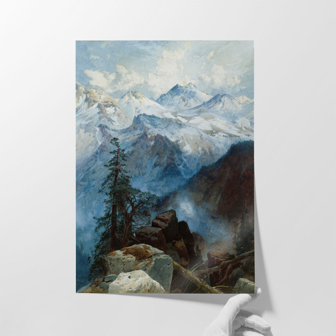 Summit of the Sierras - Canvas Print Wall Art