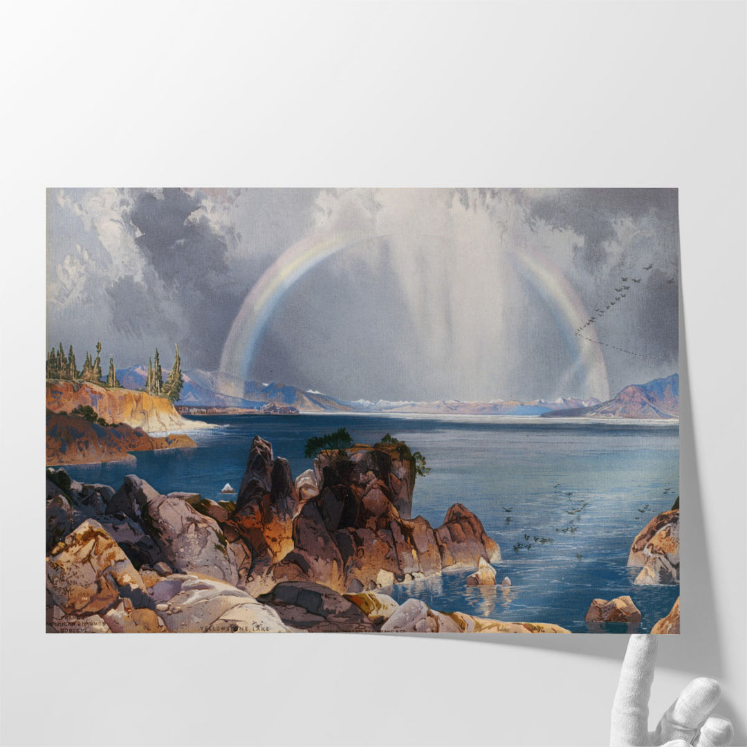 Yellowstone Lake, 1875 - Canvas Print Wall Art
