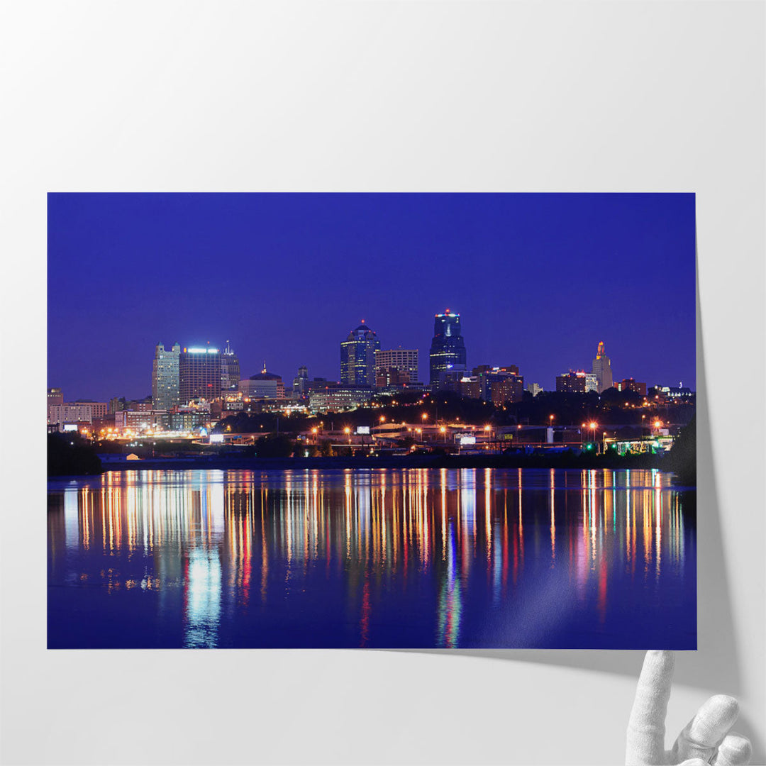 Kansas City Skyline - Downtown - Canvas Print Wall Art