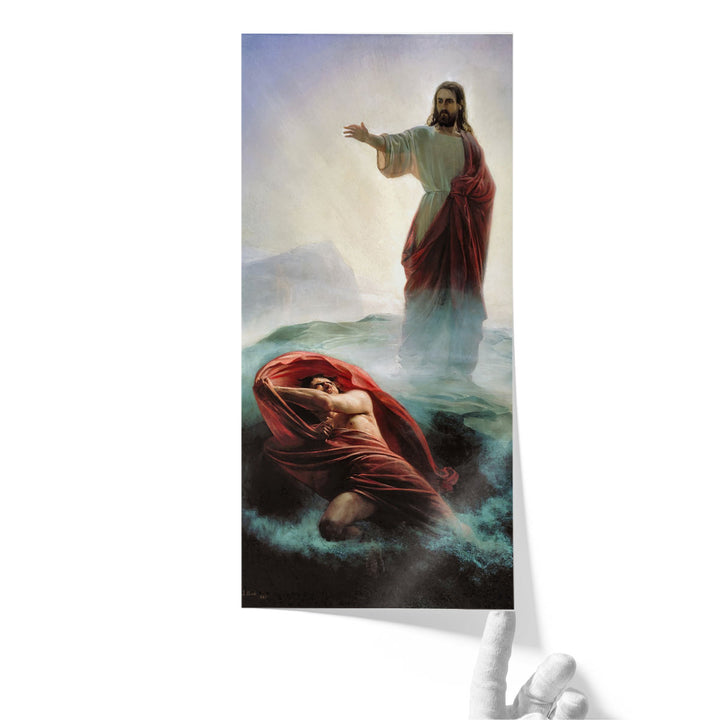 Denying Satan - Canvas Print Wall Art