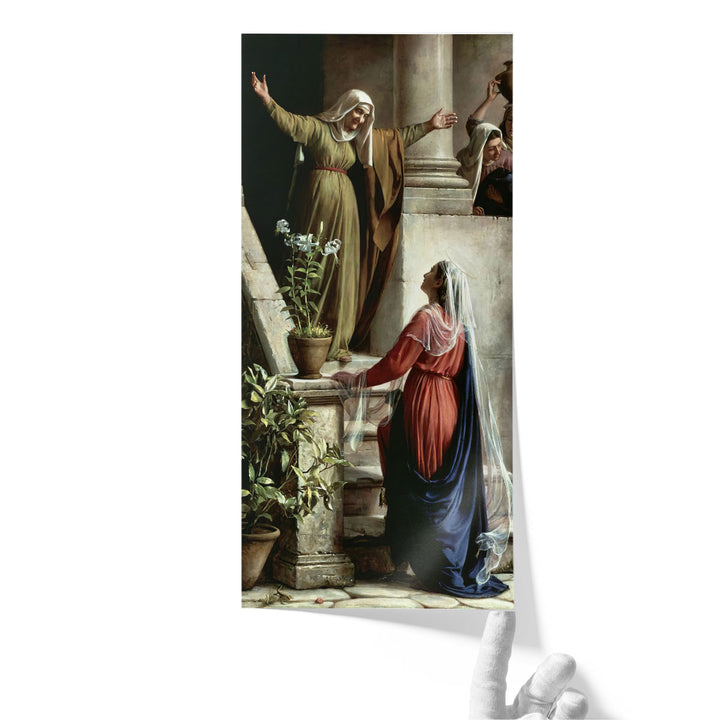 Mary and Elizabeth - Canvas Print Wall Art