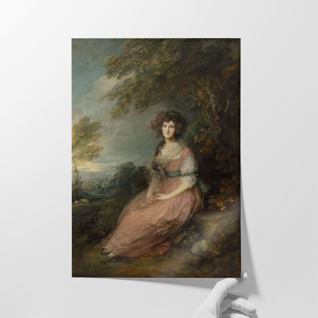 Mrs. Richard Brinsley Sheridan - Canvas Print Wall Art