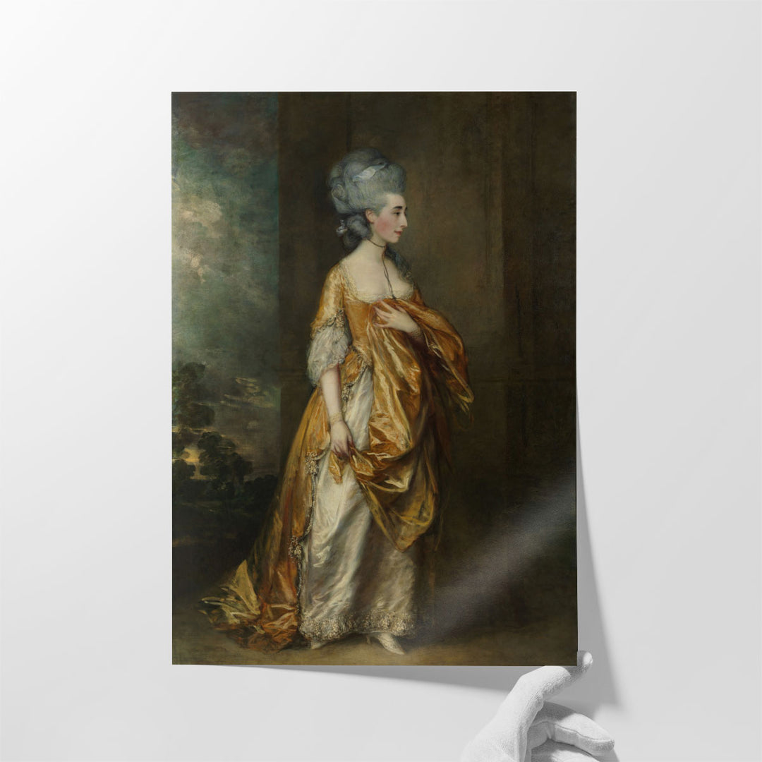 Mrs. Grace Dalrymple Elliott - Canvas Print Wall Art