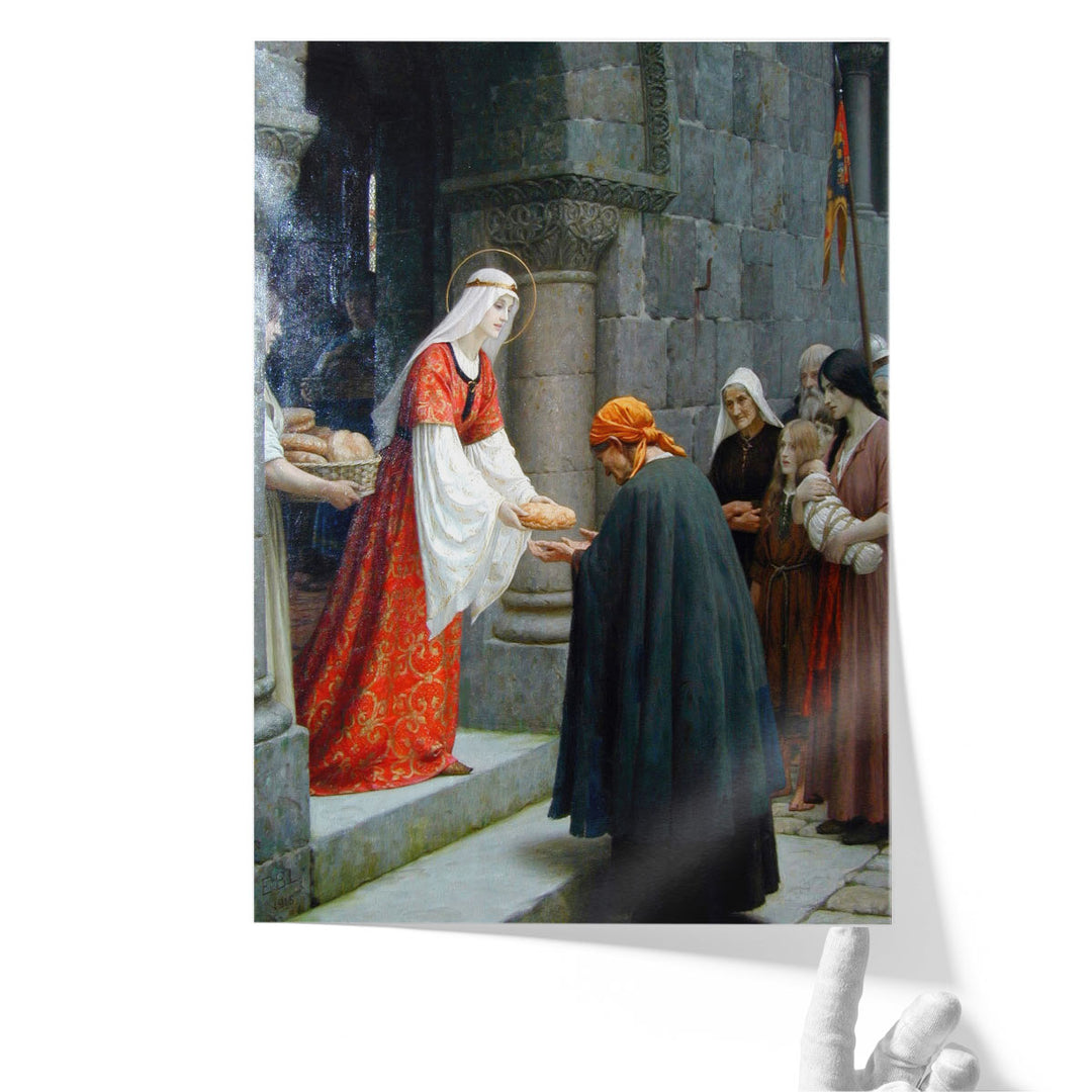 The Charity of Saint Elizabeth of Hungary - Canvas Print Wall Art