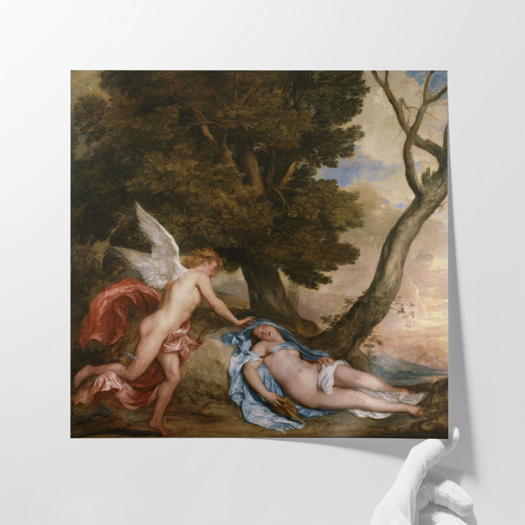 Cupid and Psyche - Canvas Print Wall Art