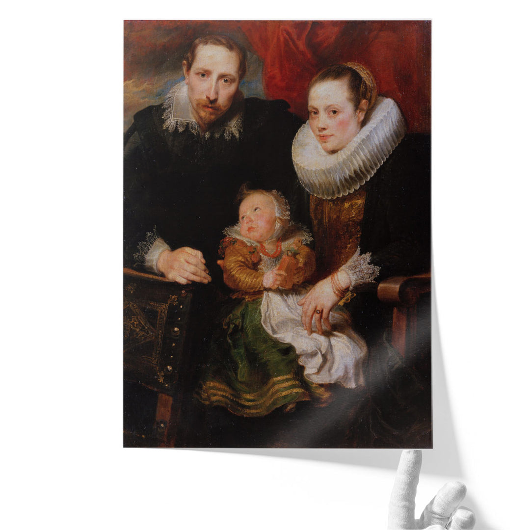 Family Portrait Anthony van Dyck - Canvas Print Wall Art