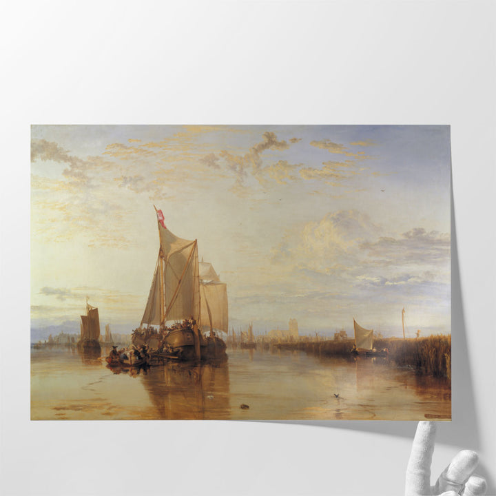 The Dort Packet, Boat from Rotterdam Becalmed - Canvas Print Wall Art