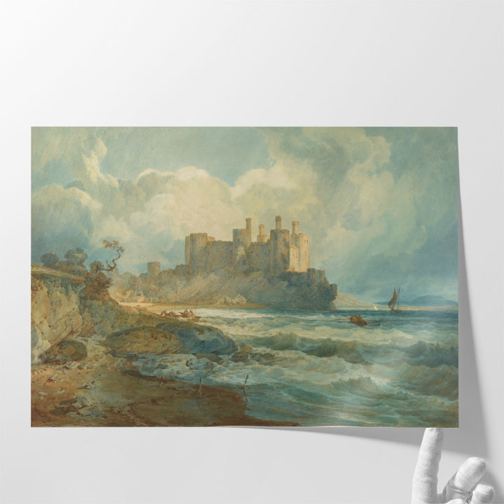 Conway Castle, North Wales - Canvas Print Wall Art