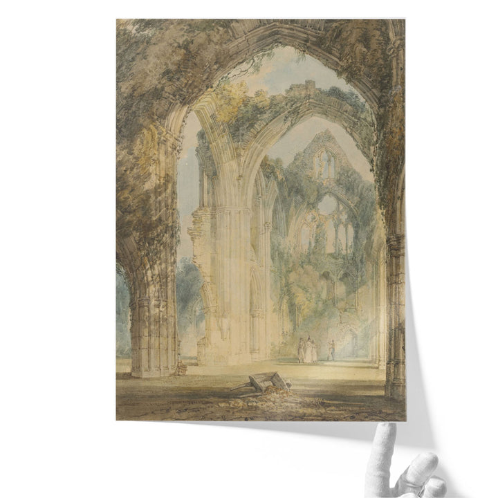 Transept of Tintern Abbey - Canvas Print Wall Art
