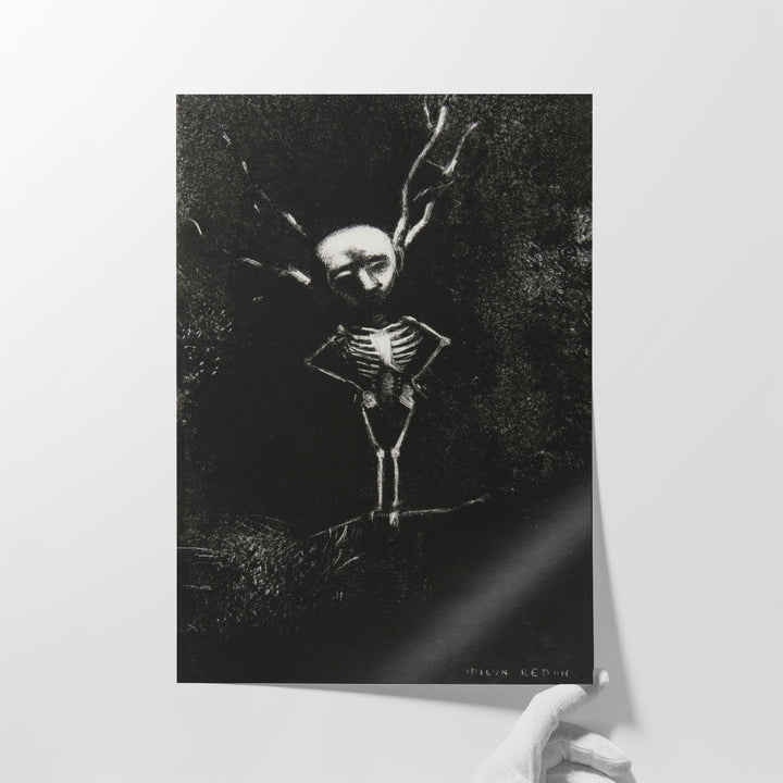 In the Maze of Branches the Pale Figure Appeared - Canvas Print Wall Art