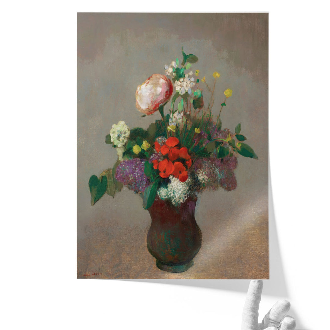 Pivoine, Géranium et Lilas - Canvas Print Wall Art