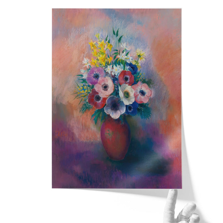 Vase D’anémones - Canvas Print Wall Art