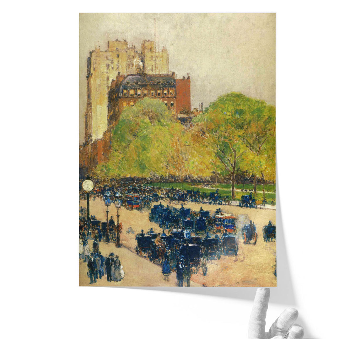 Spring Morning in the Heart of the City - Canvas Print Wall Art