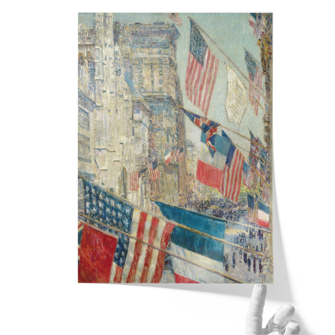 Allies Day, May, 1917 - Canvas Print Wall Art