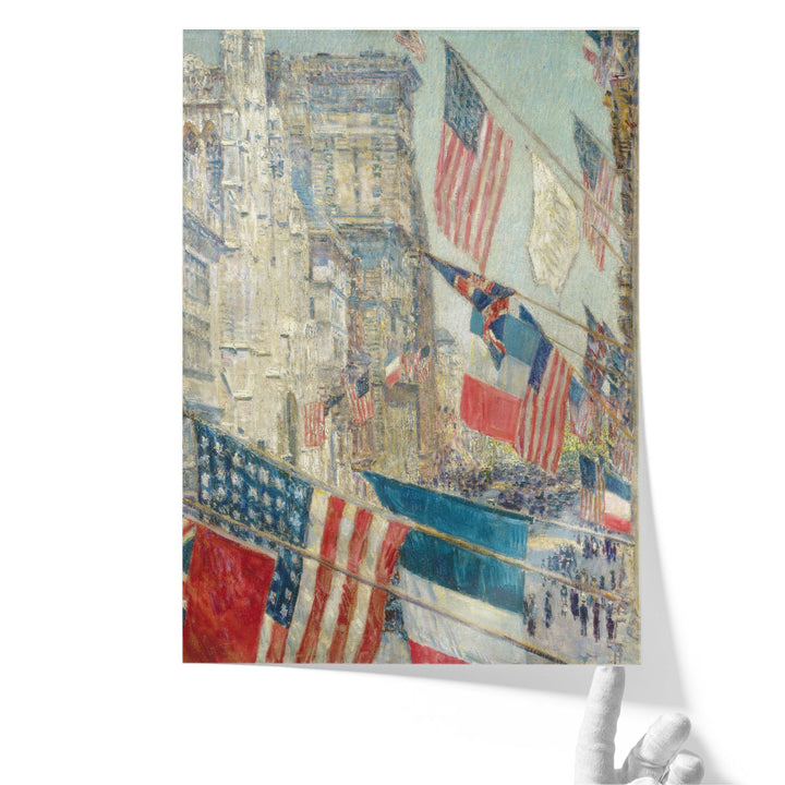 Allies Day, May, 1917 - Canvas Print Wall Art