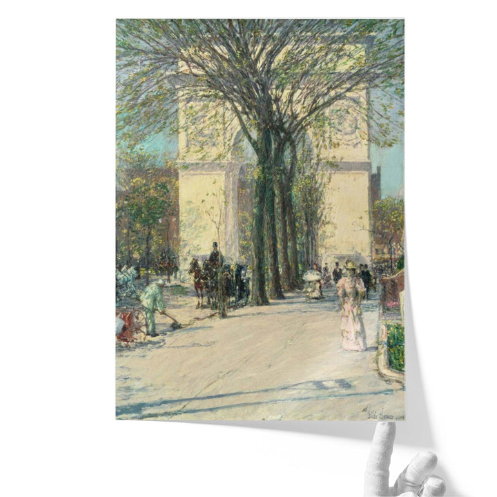 Washington Arch, Spring - Canvas Print Wall Art