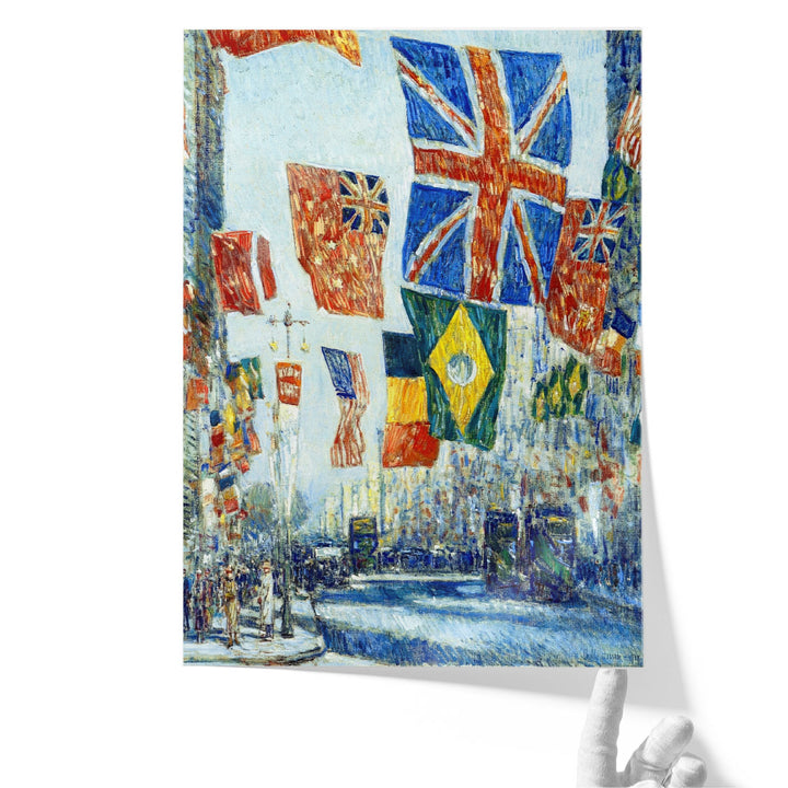 Avenue of the Allies, 1918 - Canvas Print Wall Art