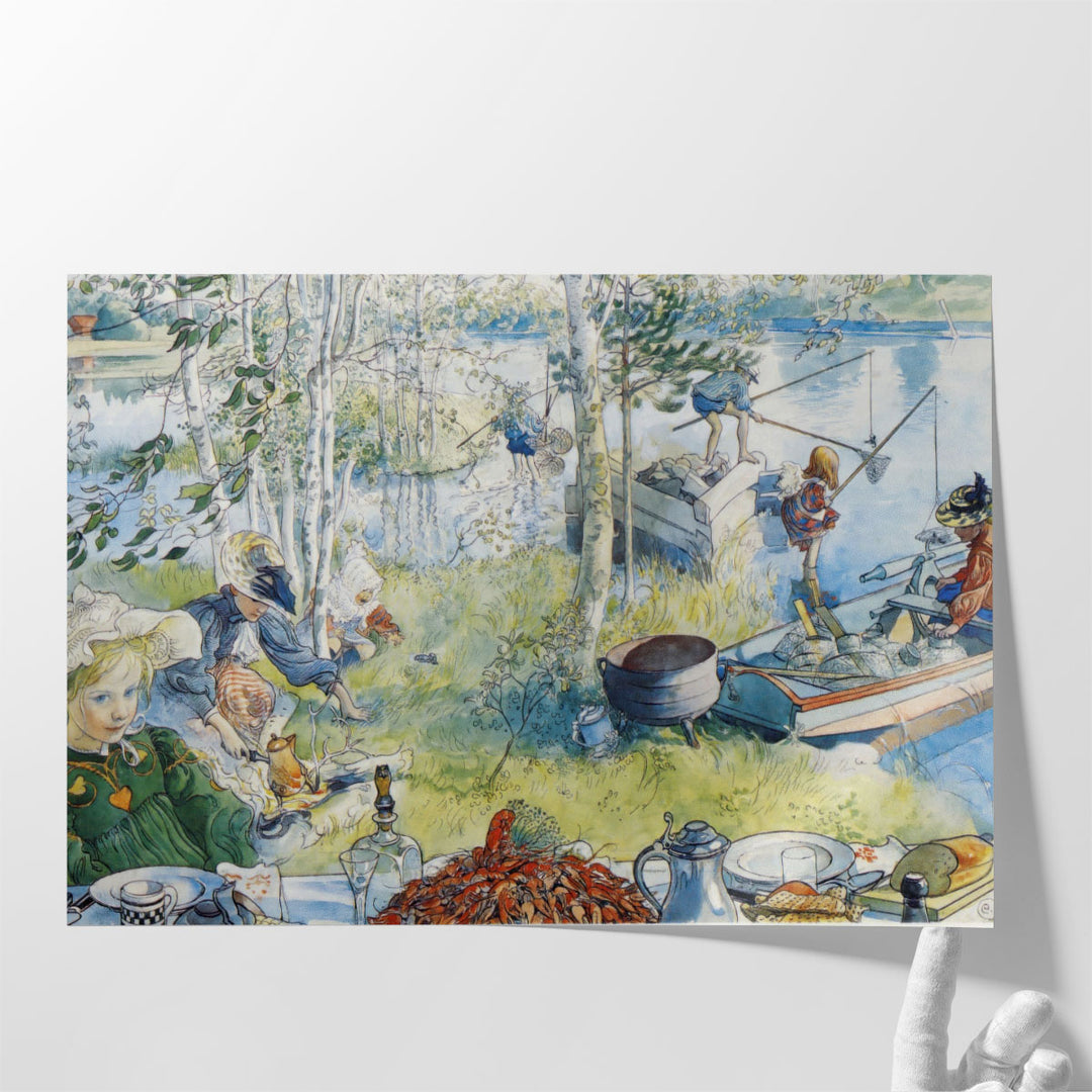 The Crayfish Season Opens - Canvas Print Wall Art
