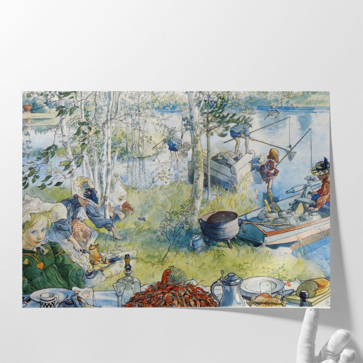 The Crayfish Season Opens - Canvas Print Wall Art