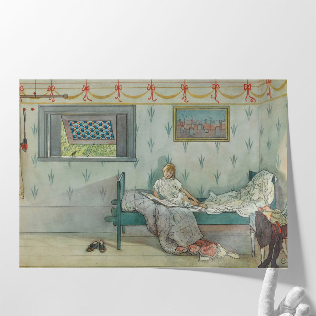 Cock-a-Doodle-do, it’s Seven o’Clock - Canvas Print Wall Art