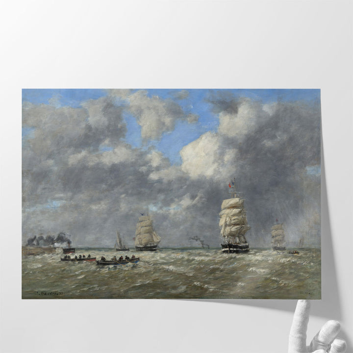 Le Havre, 1883 - Canvas Print Wall Art