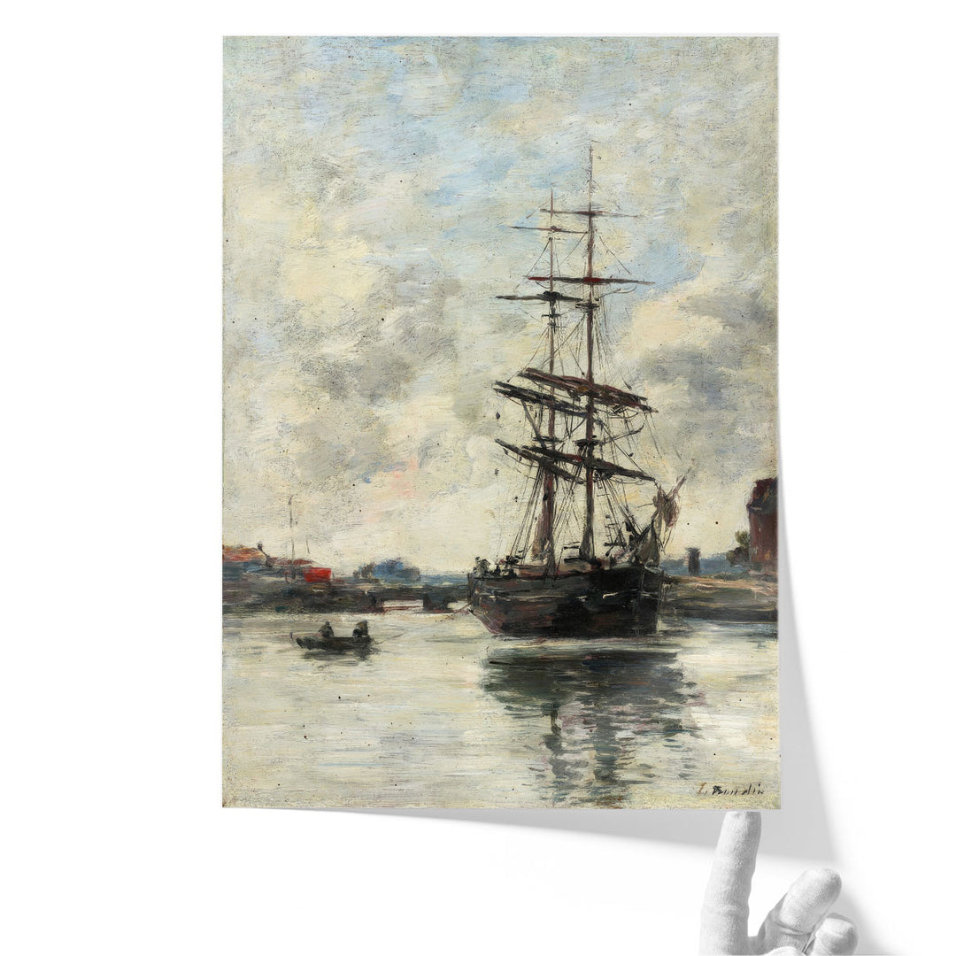 Ship on the Touques - Canvas Print Wall Art