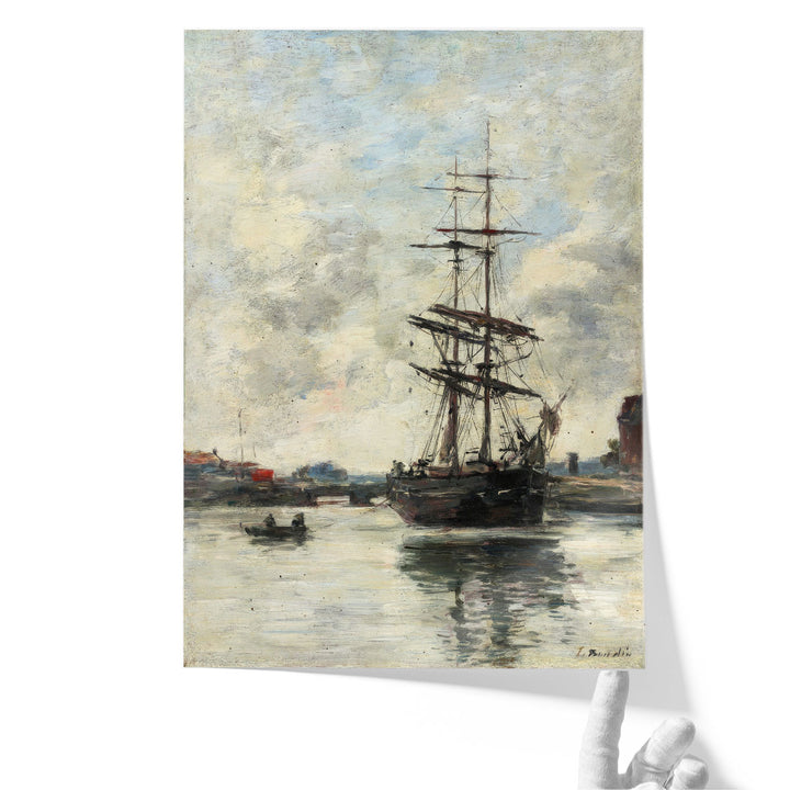 Ship on the Touques - Canvas Print Wall Art