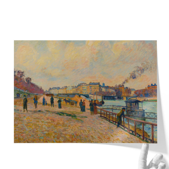 Quai Saint Bernard, Paris - Canvas Print Wall Art