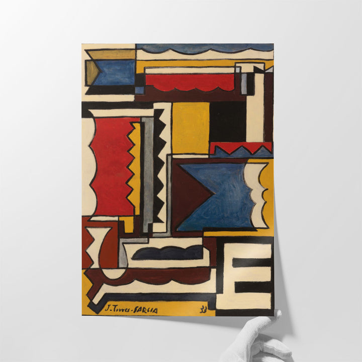 Estructura con Formas Trabadas, 1933 - Canvas Print Wall Art