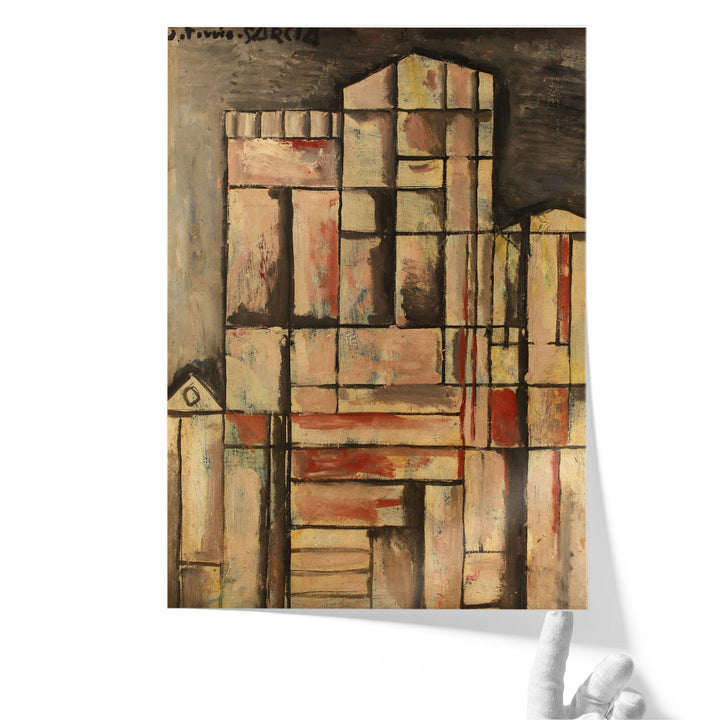 Cathedral Construction, 1931 - Canvas Print Wall Art